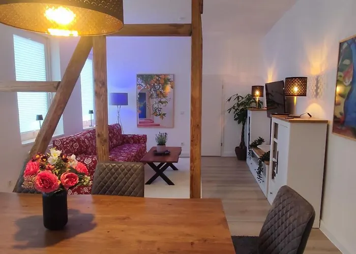 公寓 Hotelalternative Deluxe App Erste Etage Mit 2 Schlafzimmer Haus 63