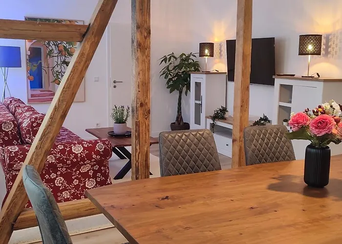 公寓 Hotelalternative Deluxe App Erste Etage Mit 2 Schlafzimmer Haus 63 *