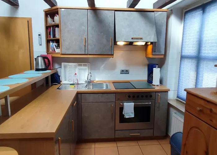 公寓 Hotelalternative Deluxe App Erste Etage Mit 2 Schlafzimmer Haus 63 索林根